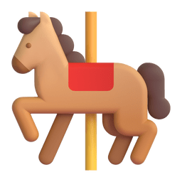 carousel horse as rendered by Microsoft Teams