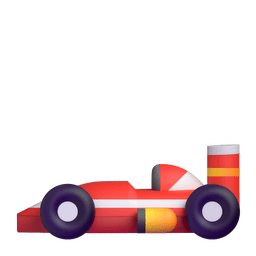 racing car as rendered by Microsoft Teams