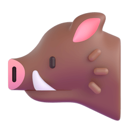 野猪 as rendered by Microsoft Teams