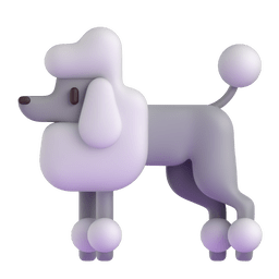 poodle as rendered by Microsoft Teams