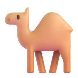 ラクダ as rendered by Microsoft Teams