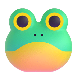 Frog as drawn by Microsoft Teams in 15.1