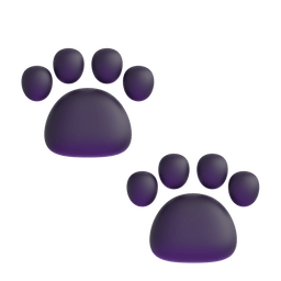 paw prints as rendered by Microsoft Teams