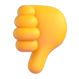 pollice verso as rendered by Microsoft Teams