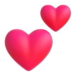 Two Hearts as drawn by Microsoft Teams in 15.1