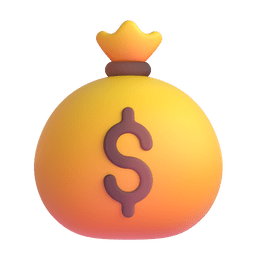 money bag as rendered by Microsoft Teams