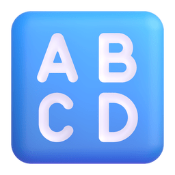 input latin uppercase as rendered by Microsoft Teams
