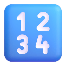 input numbers as rendered by Microsoft Teams