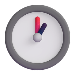 one o’clock as rendered by Microsoft Teams