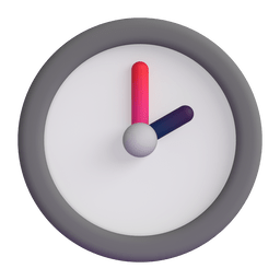 two o’clock as rendered by Microsoft Teams
