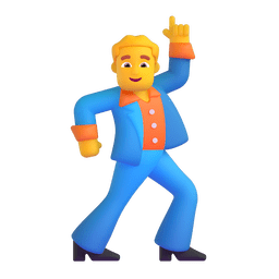 man dancing as rendered by Microsoft Teams