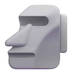 Moai as rendered by Microsoft Teams
