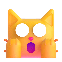 gatto esterrefatto as rendered by Microsoft Teams