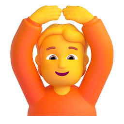person gesturing OK as rendered by Microsoft Teams