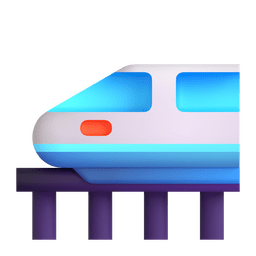high-speed train as rendered by Microsoft Teams