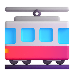 tram car as rendered by Microsoft Teams