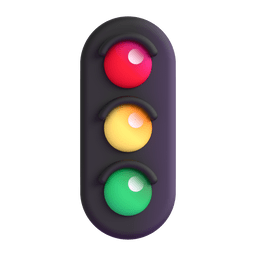 vertical traffic light as rendered by Microsoft Teams
