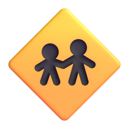 children crossing as rendered by Microsoft Teams