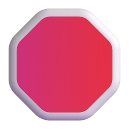 stop sign as rendered by Microsoft Teams