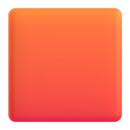 orange square as rendered by Microsoft Teams