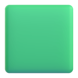 green square as rendered by Microsoft Teams