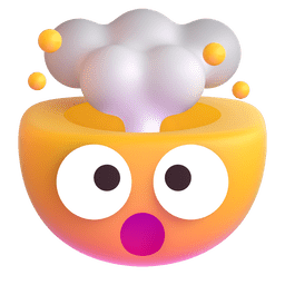 exploding head as rendered by Microsoft Teams