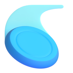 flying disc as rendered by Microsoft Teams