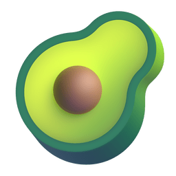 avocado as rendered by Microsoft Teams