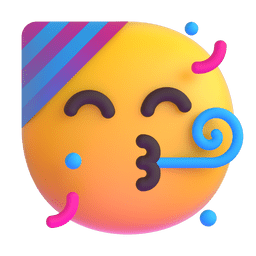 Partygesicht as rendered by Microsoft Teams