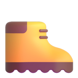 hiking boot as rendered by Microsoft Teams