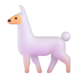 llama as rendered by Microsoft Teams