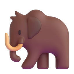 mammoth as rendered by Microsoft Teams