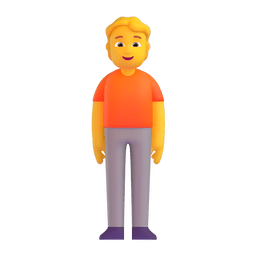 person standing as rendered by Microsoft Teams