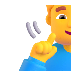 gehörloser Mann as rendered by Microsoft Teams