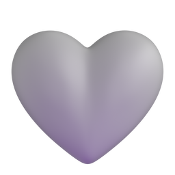 Grey Heart as drawn by Microsoft Teams in 15.1