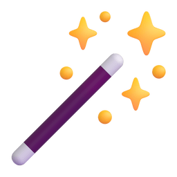 bacchetta magica as rendered by Microsoft Teams