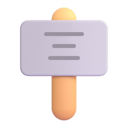 placard as rendered by Microsoft Teams