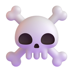 teschio con ossa incrociate as rendered by Microsoft Teams