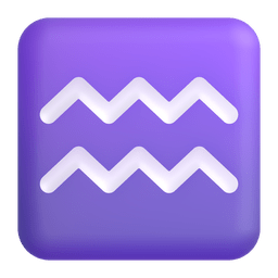 Segno zodiacale dell’Acquario as rendered by Microsoft Teams