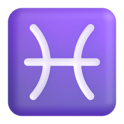 Segno zodiacale dei Pesci as rendered by Microsoft Teams