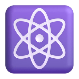 atom symbol as rendered by Microsoft Teams