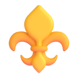 fleur-de-lis as rendered by Microsoft Teams