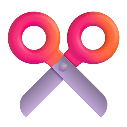 scissors as rendered by Microsoft Teams