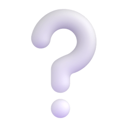 white question mark as rendered by Microsoft Teams