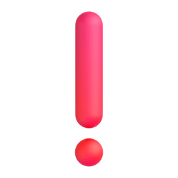punto esclamativo rosso as rendered by Microsoft Teams