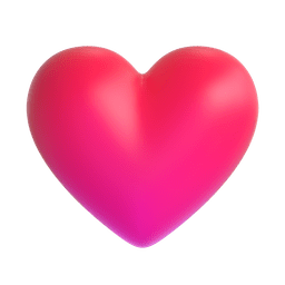 Red Heart as drawn by Microsoft Teams in 15.1