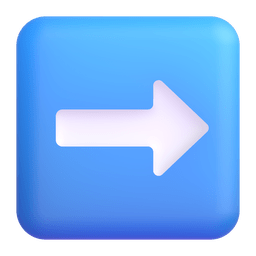 freccia rivolta verso destra as rendered by Microsoft Teams