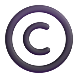 copyright as rendered by Microsoft Teams