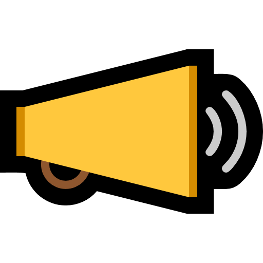 Megaphone as drawn by Microsoft in Windows 10 Anniversary Update