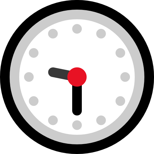 Nine-Thirty as drawn by Microsoft in Windows 10 Anniversary Update